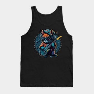 Music Cat Tank Top